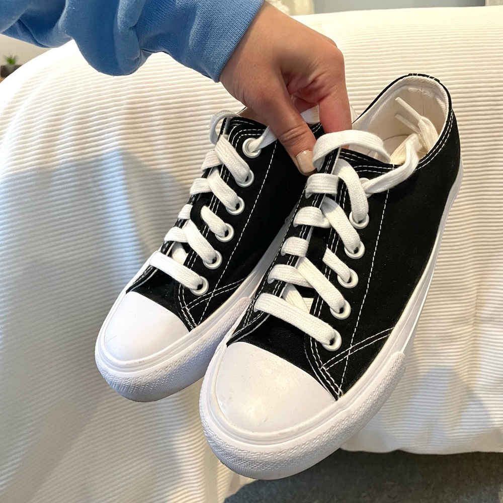 Black and White sneakers